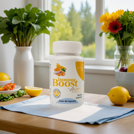 Immune Boost – Suplemento Natural para Fortalecer el Sistema Inmunológico y Combatir Infecciones