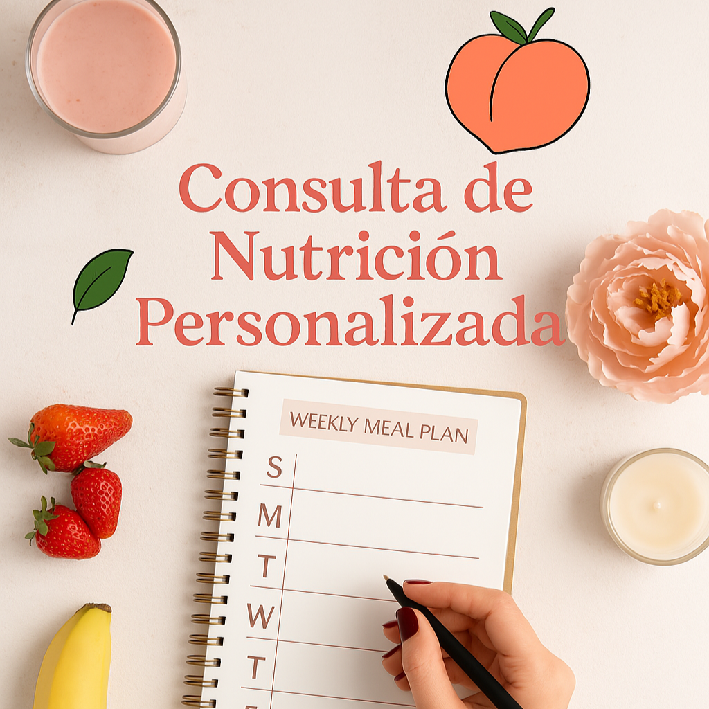 Consulta de Nutrición en Línea – Plan Personalizado para tu Glow Up