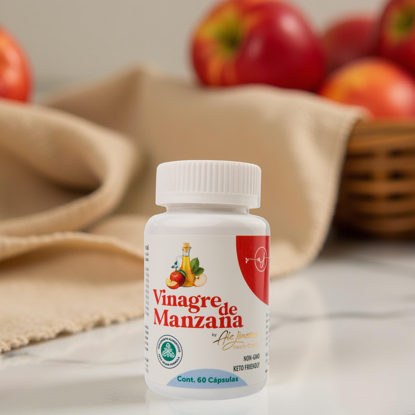 Cápsulas de Vinagre de Manzana para Controlar el Azúcar y Perder Peso